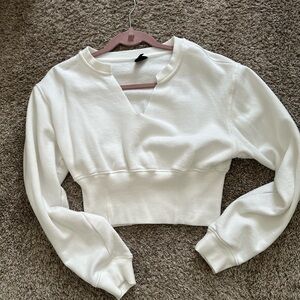 Pac Sun Tapered V Neck Sweatshirt